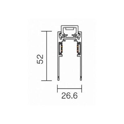 Surface Magnetic Track Rail di