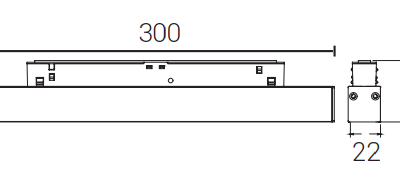 Alternative view of Magnetic Track Light Force Linear-A