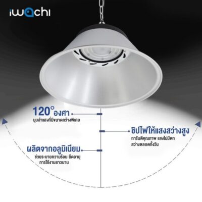 โคมไฮเบย์ LED IWACHI LIGHT 150W - Image 5