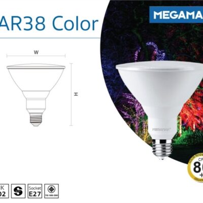 หลอดไฟ LED MEGAMAN PAR38 Color-1