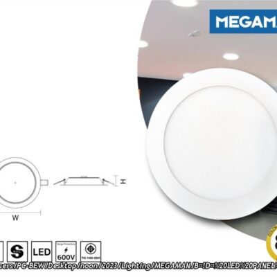 โคมไฟ LED PANEL LIGHT SQUARE พาแนลฝังฝ้า-MQTL1040-F-ปก