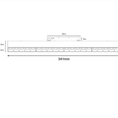 Alternative view of SLEEK CLEAR-C : LED Magnetic Spot Light 20W
