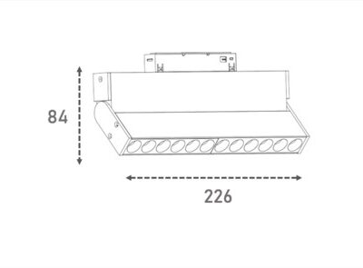 SLEEK SCENE-B LED Magnetic Wall Washer 12W-2