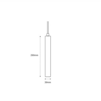 SLEEK TUBE LED Suspension 9W-1