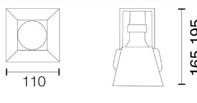 Alternative view of DOWNLIGHT E27 COSMOS-S4