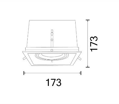 Alternative view of DOWNLIGHT AR111 LIMO-A