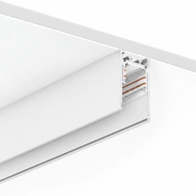 SLEEK S 1M2M Surface Magnetic Track Rail White