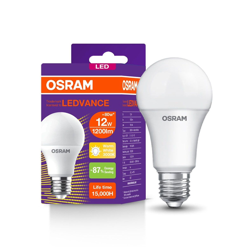 หลอดไฟ LED 12W OSRAM LECO CLA E27
