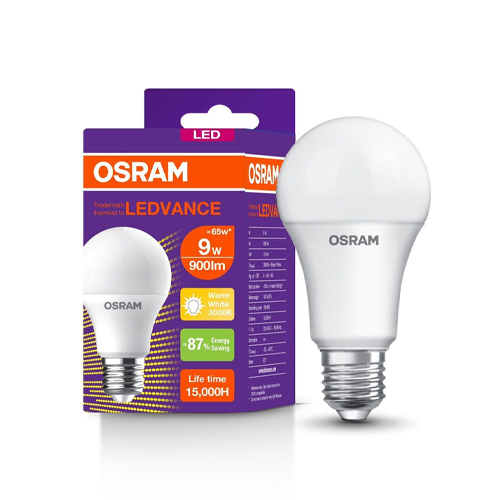 หลอดไฟ LED 9W OSRAM LECO CLA E27
