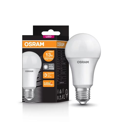 หลอดไฟ LED 13W OSRAM LV CLA40 E27