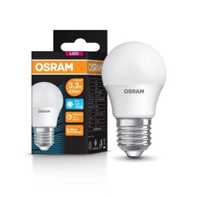 หลอดไฟ LED 3.3W OSRAM LV CLP25 E27 P40