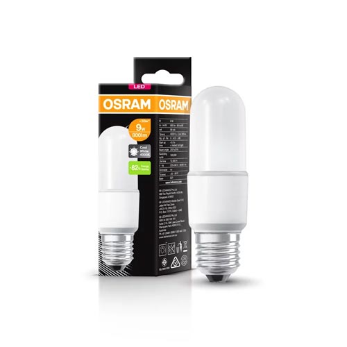 หลอดไฟ LED 9W OSRAM VALUE CLASSIC STICK E27