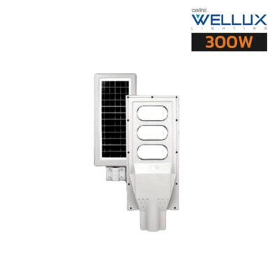 โคมไฟถนนโซล่าเซลล์ 300W WELLUX ORBIT OBS300D