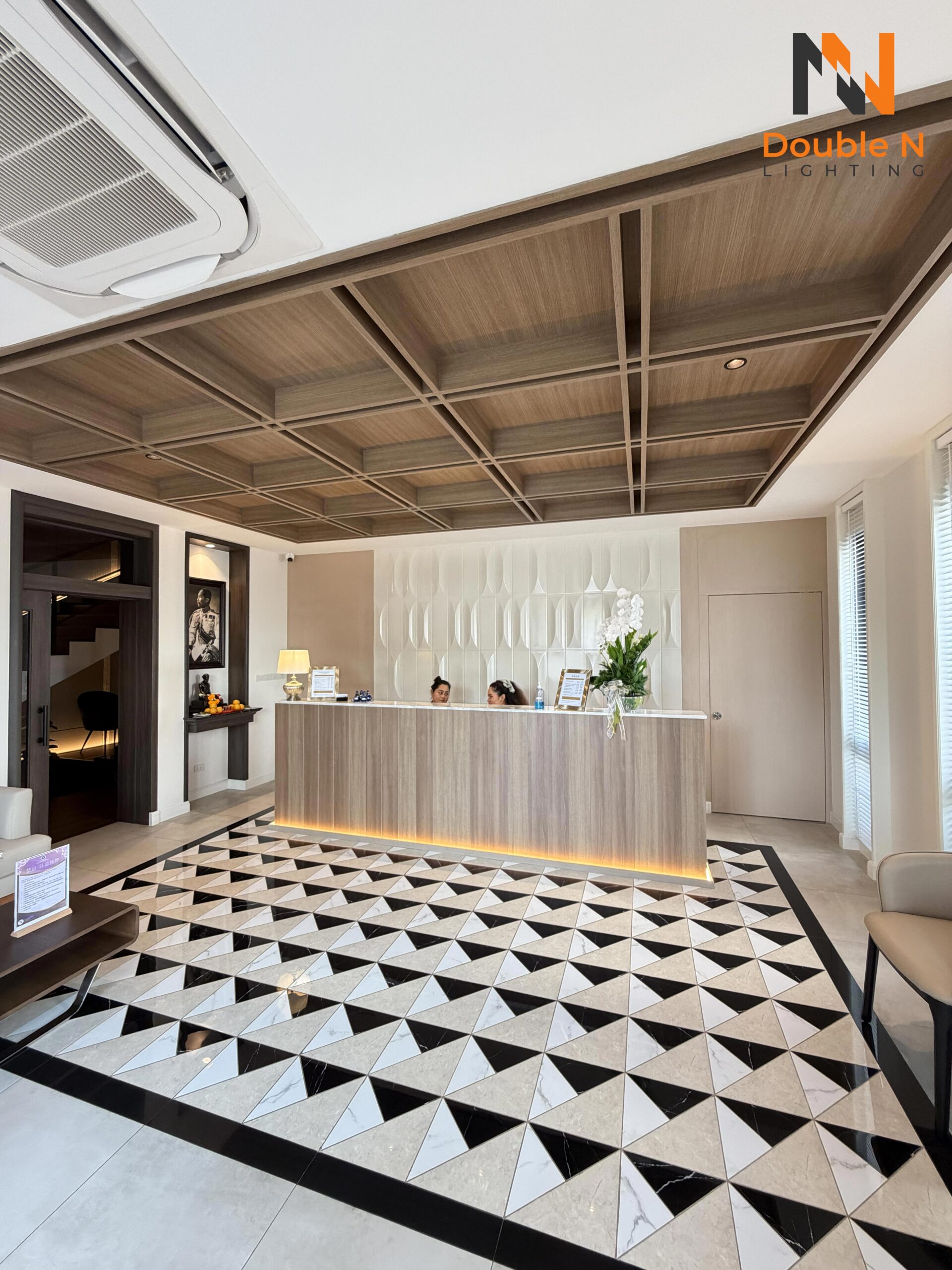 ผลงานการติดตั้ง Downlight ณ THARA MASSAGE