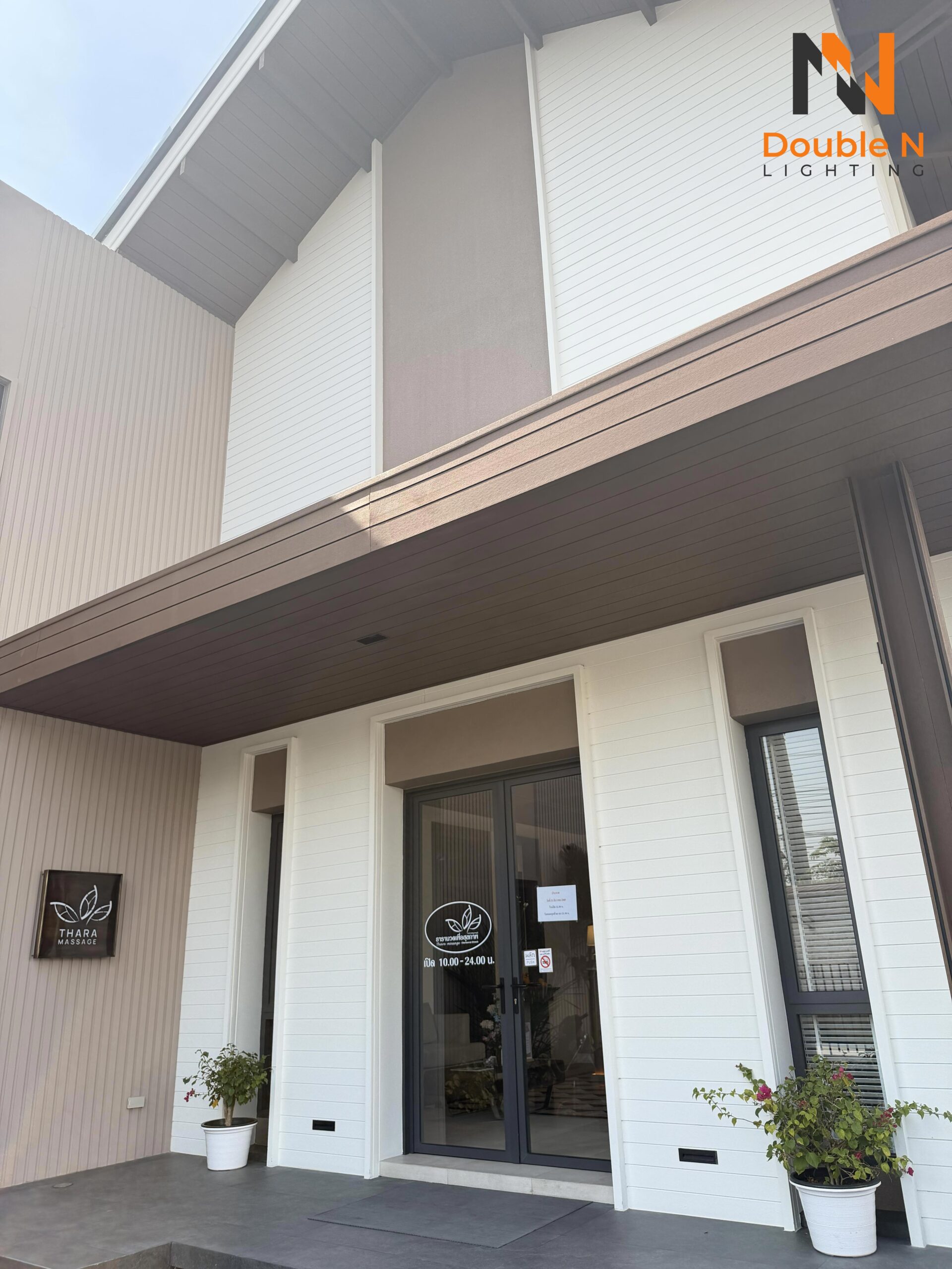 ผลงานการติดตั้ง Downlight ณ THARA MASSAGE