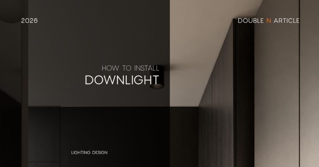 how to install Downlight