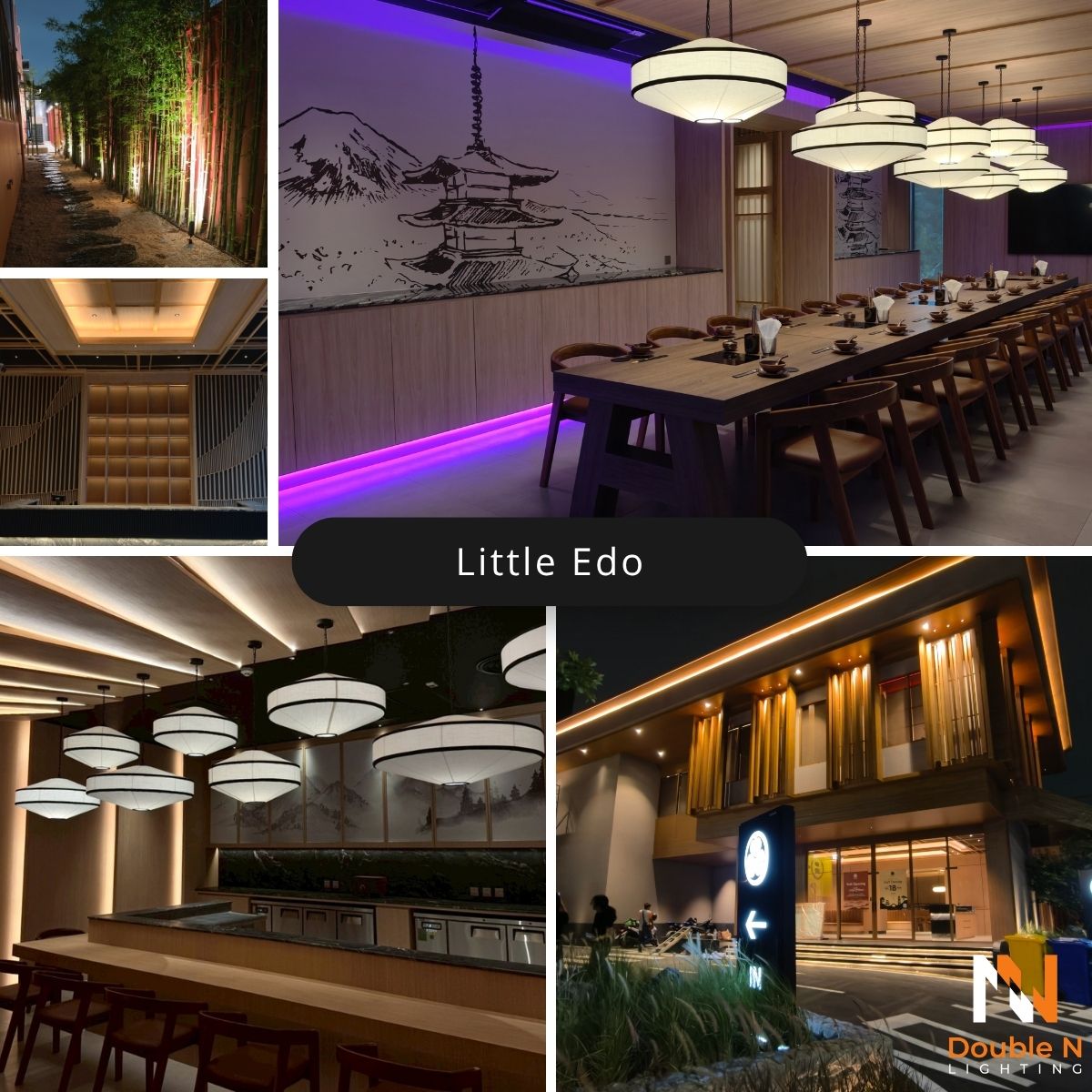 ผลงานการติดตั้ง ณ Little Edo