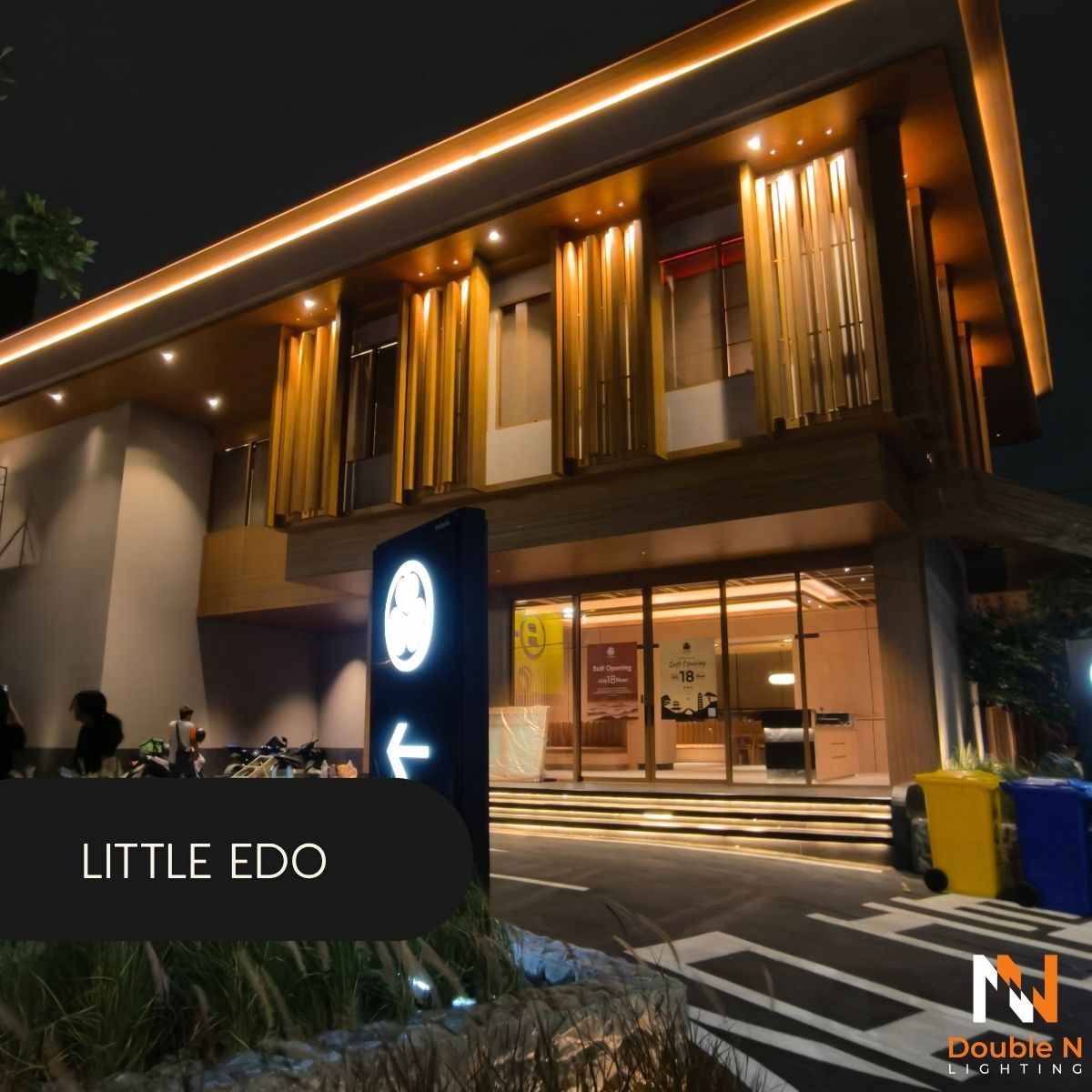 ผลงานการติดตั้ง ณ Little Edo