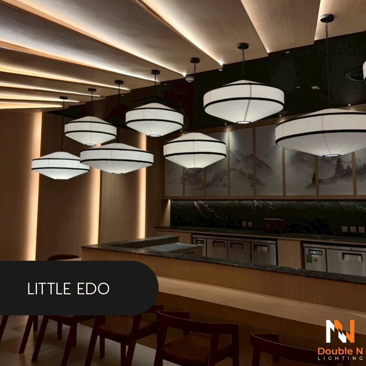 ผลงานการติดตั้ง ณ Little Edo