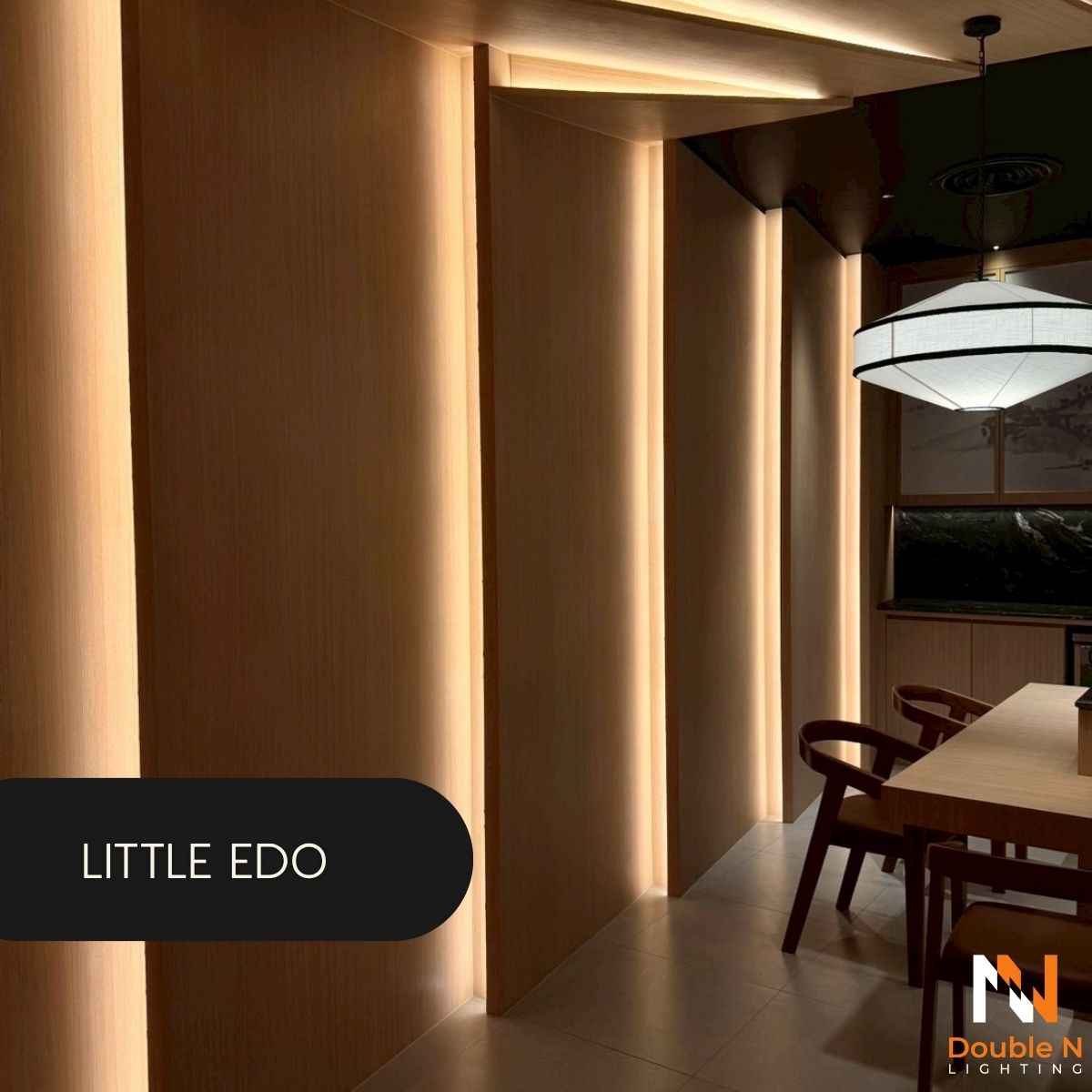 ผลงานการติดตั้ง ณ Little Edo
