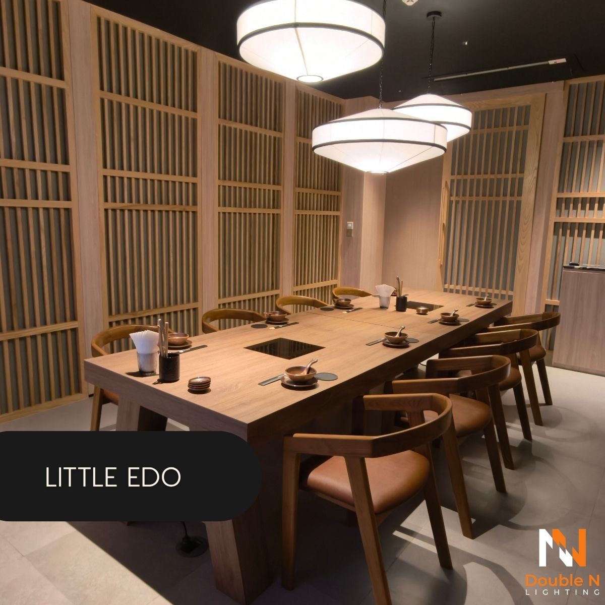 ผลงานการติดตั้ง ณ Little Edo