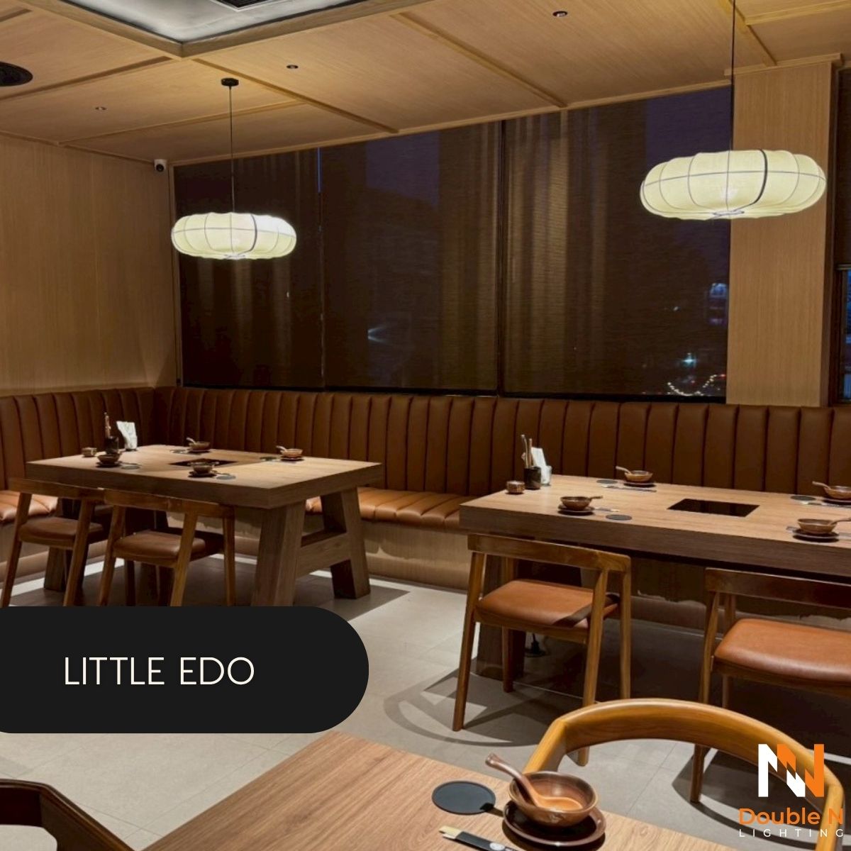 ผลงานการติดตั้ง ณ Little Edo